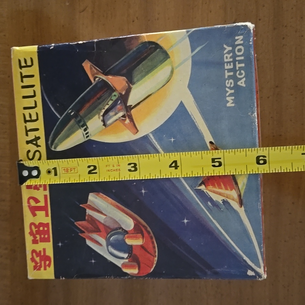Vintage Mystery Action Satellite Tin Toy in original box - Picture 10 of 13